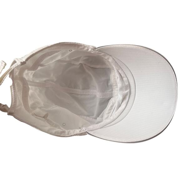 LULULEMON White Adjustable Running Hat Nylon One Size Fits All Athletic Gym Girl - Picture 5 of 8